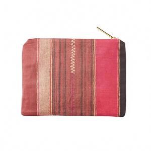 NEW FRANK women's frazada zip pouch in fuchsia